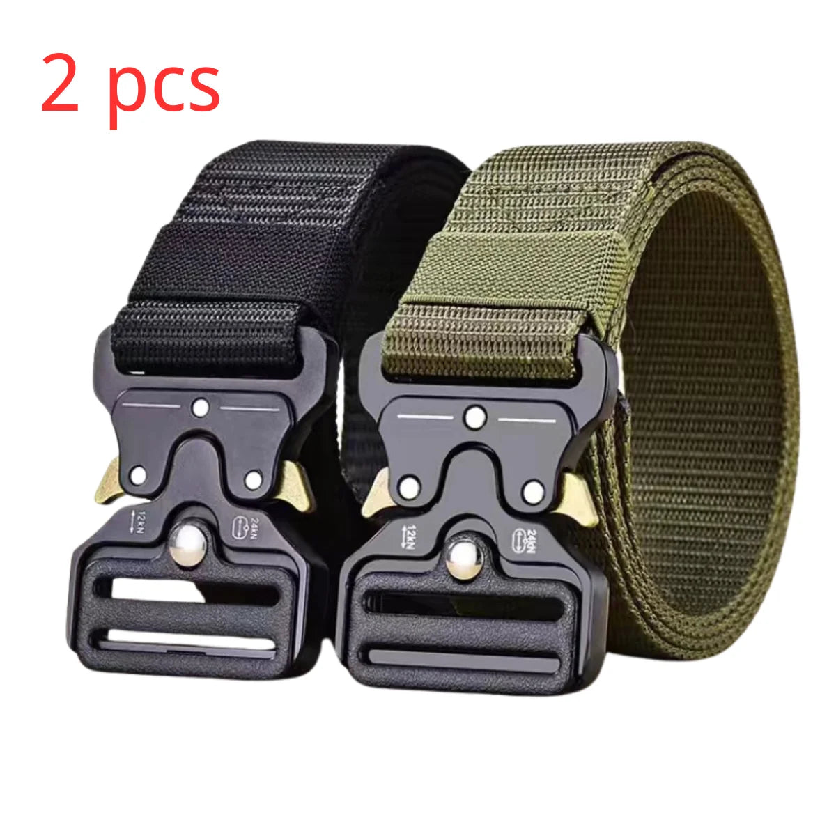 Unisex Tactical Canvas Belt