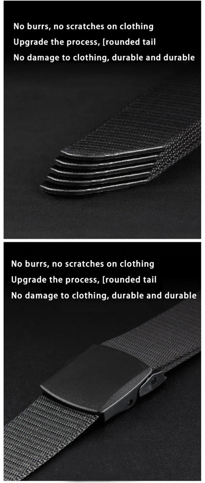 Unisex Tactical Nylon Canvas Belt