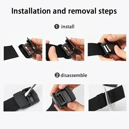 Unisex Tactical Nylon Canvas Belt