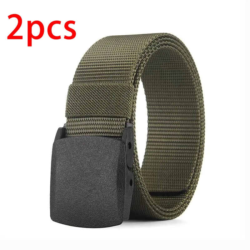 Unisex Tactical Nylon Canvas Belt