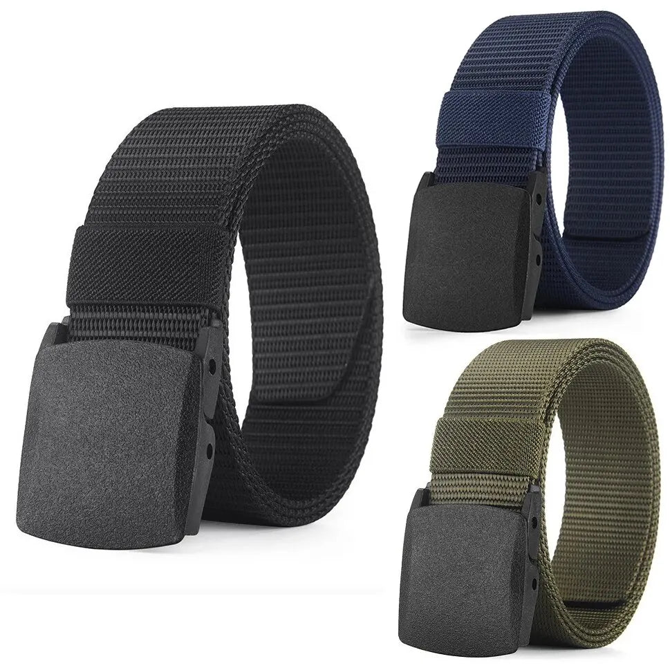 Unisex Tactical Nylon Canvas Belt