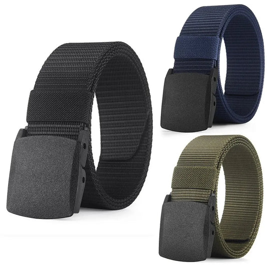 Unisex Tactical Nylon Canvas Belt