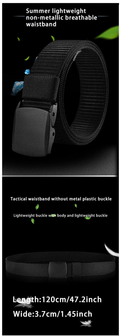 Unisex Tactical Nylon Canvas Belt
