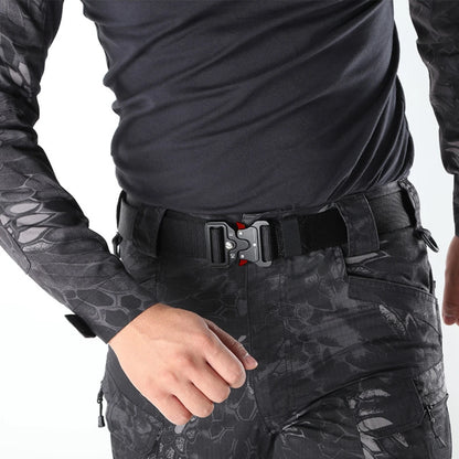 Unisex Tactical Canvas Belt